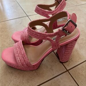 Steve Madden Pink Platform Heels